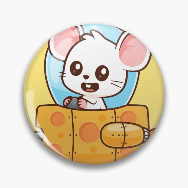 Item preview, Cute Mouse Riding Cheese UFO Cartoon Vector Icon Illustration designed and sold by hjian8219.