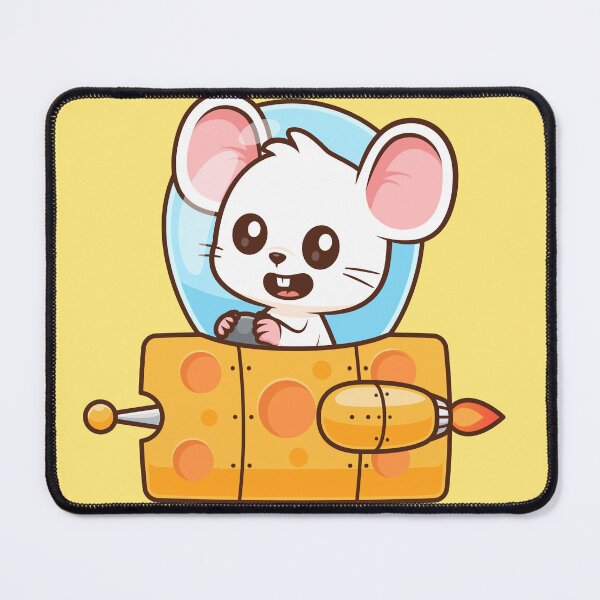 Item preview, Cute Mouse Riding Cheese UFO Cartoon Vector Icon Illustration designed and sold by hjian8219.