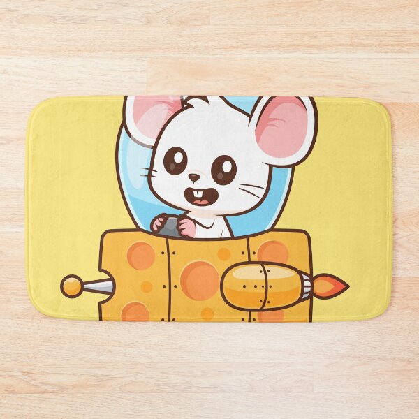 Item preview, Cute Mouse Riding Cheese UFO Cartoon Vector Icon Illustration designed and sold by hjian8219.