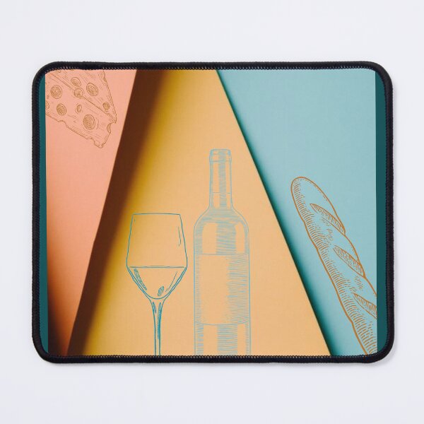 Item preview, Geo Wine Bread and Cheese designed and sold by harrieblake.