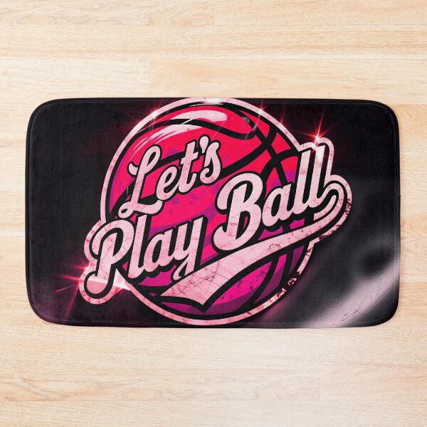 Item preview, Let's Play Ball Basketball Sports Quote designed and sold by TheArtOfPat.