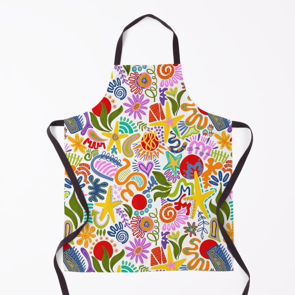 Item preview, Colorful Funky Abstract Shapes Pattern designed and sold by GraceMakes03.