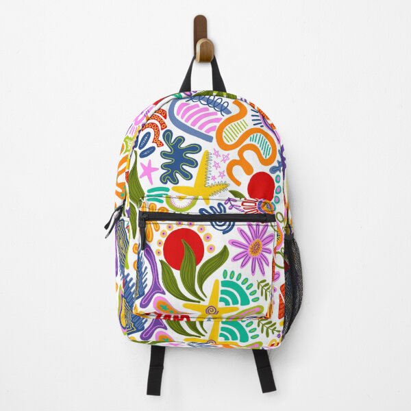 Item preview, Colorful Funky Abstract Shapes Pattern designed and sold by GraceMakes03.