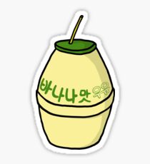 Pegatina leche de plátano wonky