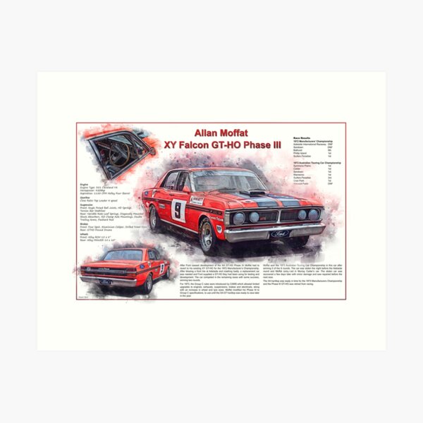 Item preview, Allan Moffat XY Falcon GT-HO Phase III designed and sold by Stuart Row.