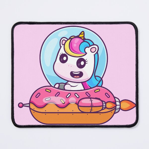 Item preview, Cute Unicorn Riding Donut UFO Cartoon Vector Icon Illustration designed and sold by hjian8219.
