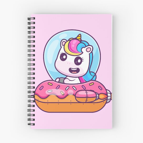 Item preview,  Cute Unicorn Riding Donut UFO Cartoon Vector Icon Illustration designed and sold by hjian8219.