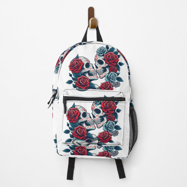 Item preview, Skulls Rose - Love Art Art canvas designed and sold by ZulryLifestyles.