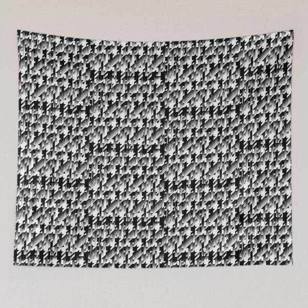 Item preview, houndstooth glitch designed and sold by thecheek.