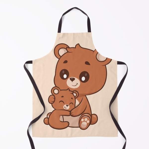 Item preview, Cute Bear Hugging Baby Bear Cartoon Vector Icon Illustration designed and sold by hjian8219.