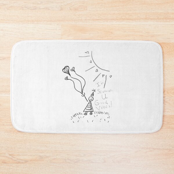 Item preview, Black and White- Sending Good Vibes with Smile Heart and Sun designed and sold by srhosterman.