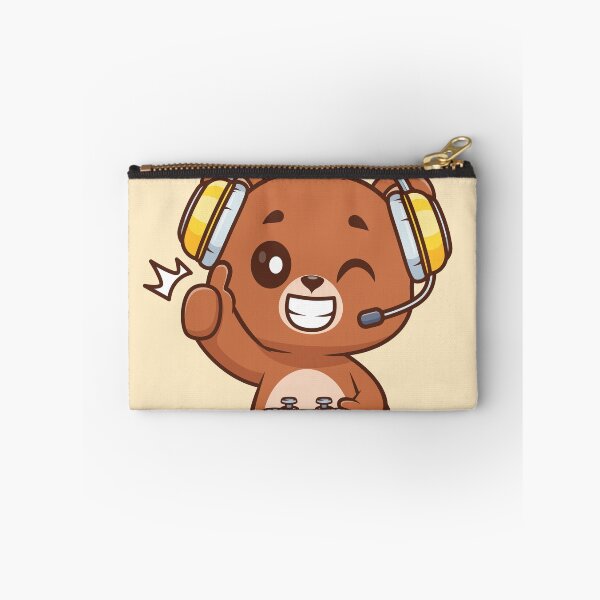 Item preview, Cute Bear Gaming Cartoon Vector Icon Illustration designed and sold by hjian8219.
