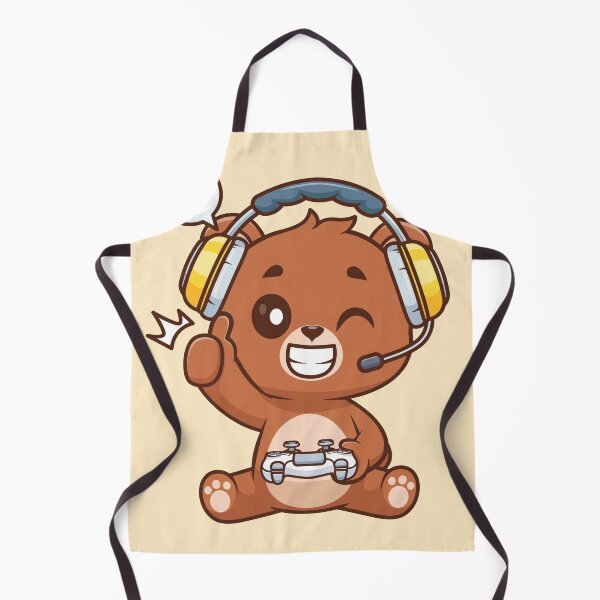 Item preview, Cute Bear Gaming Cartoon Vector Icon Illustration designed and sold by hjian8219.
