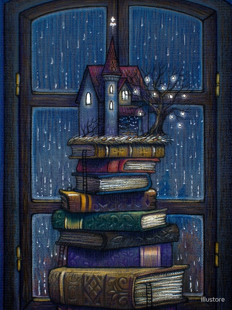 Books castle by illustore