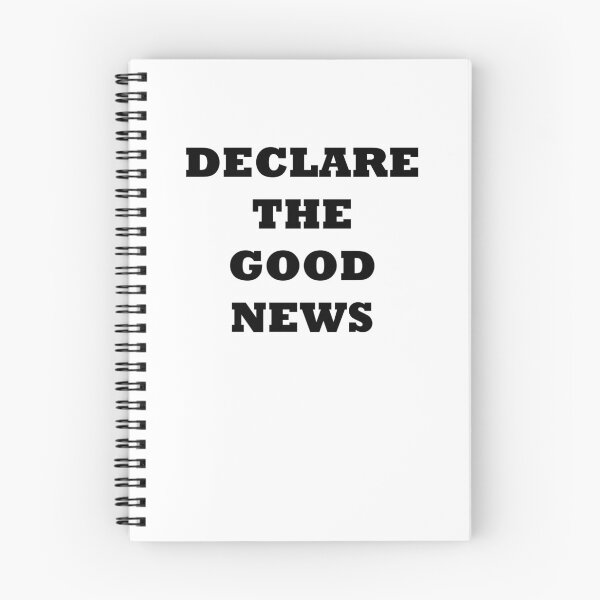 Item preview, Declare the good news - bold black text designed and sold by EvaAngel.