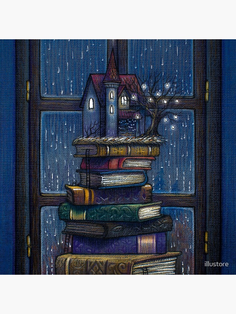 Books castle by illustore
