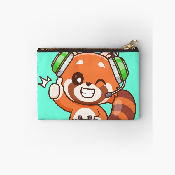 Item preview,  Cute Red Panda Gaming Cartoon Vector Icon Illustration designed and sold by hjian8219.