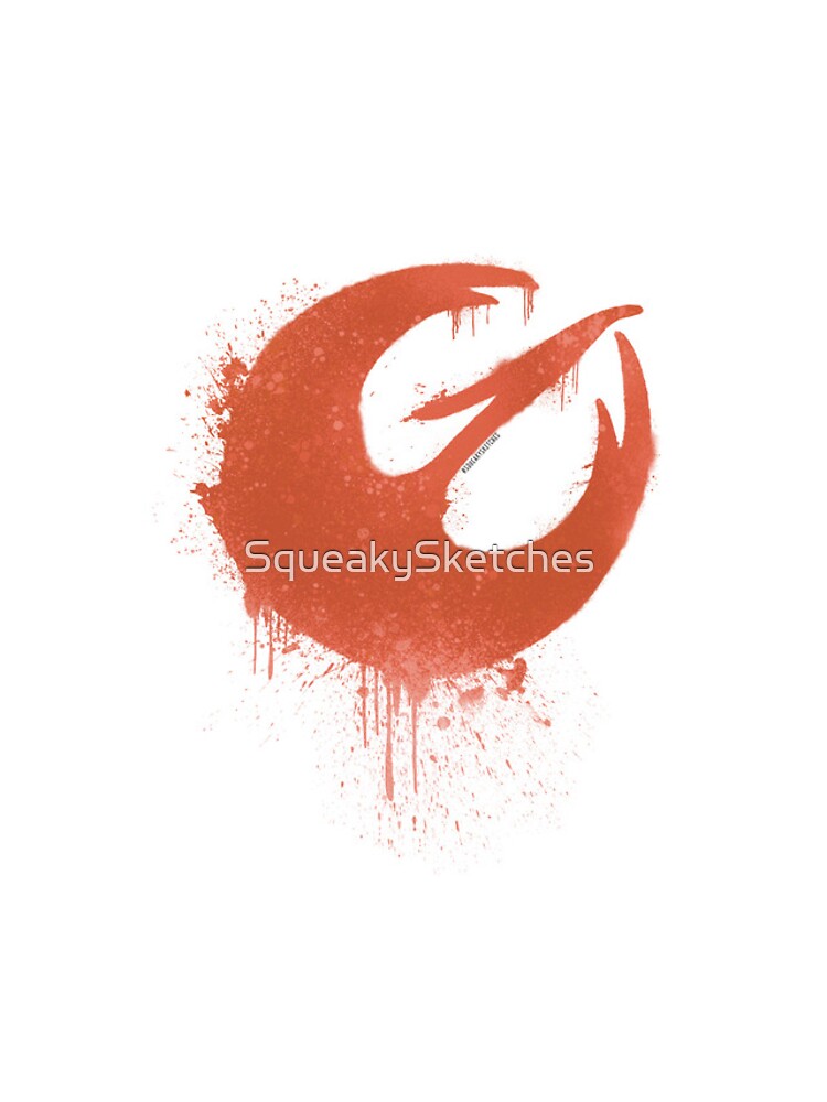 Imagen 4 de 4, Funda de iPhone con la obra Logotipo del escuadrón Orange Bird of Fire, rebelde, inspirado en Sabine Wren, diseñada y vendida por SqueakySketches.