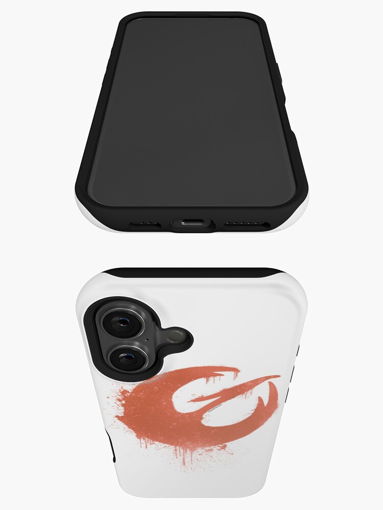 Imagen 3 de 4, Funda de iPhone con la obra Logotipo del escuadrón Orange Bird of Fire, rebelde, inspirado en Sabine Wren, diseñada y vendida por SqueakySketches.