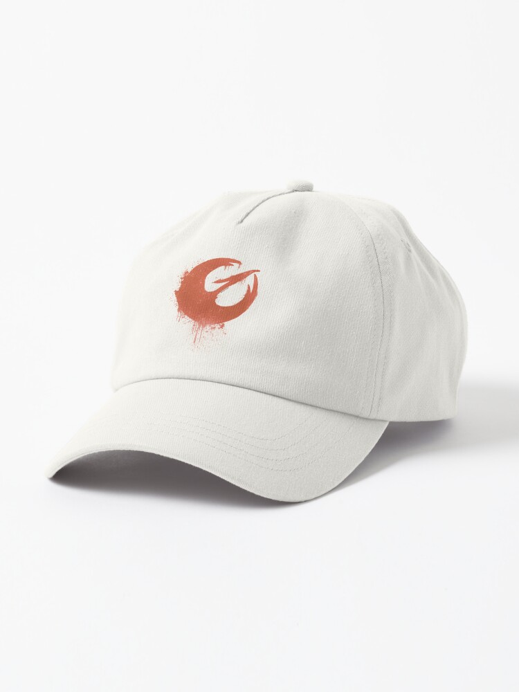 Imagen 1 de 7, Gorra con la obra Logotipo del escuadrón Orange Bird of Fire, rebelde, inspirado en Sabine Wren, diseñada y vendida por SqueakySketches.