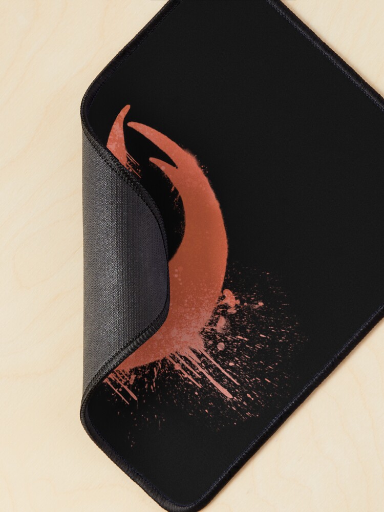 Imagen 2 de 5, Alfombrilla de ratón con la obra Logotipo del escuadrón Orange Bird of Fire, rebelde, inspirado en Sabine Wren, diseñada y vendida por SqueakySketches.