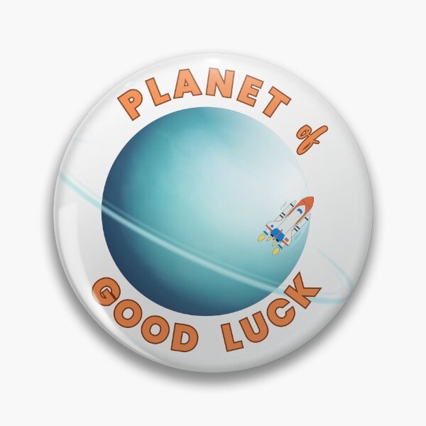 Item preview, Planet of Good Luck designed and sold by ElegantOutlines.