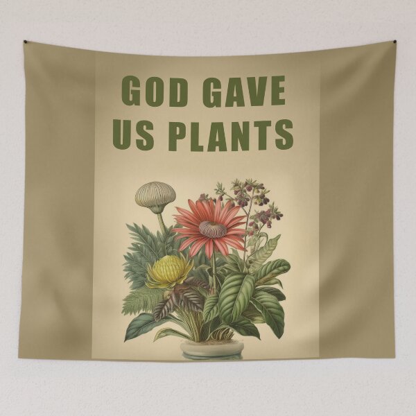 Item preview, God Gave Us Plants  designed and sold by La Loca.