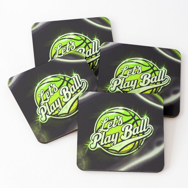 Item preview, Let's Play Ball Basketball Sports Quote designed and sold by TheArtOfPat.