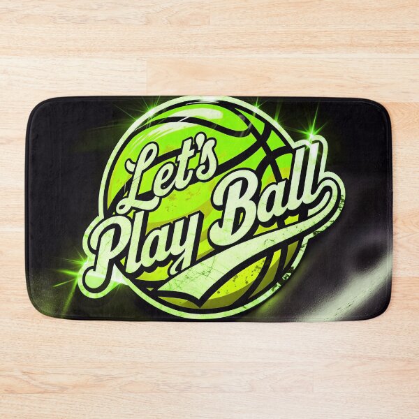 Item preview, Let's Play Ball Basketball Sports Quote designed and sold by TheArtOfPat.