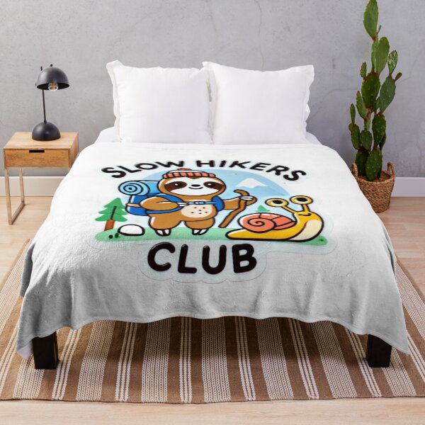 Item preview, Slow Hikers Club Sloth and snail hiking designed and sold by BrinaandPops.