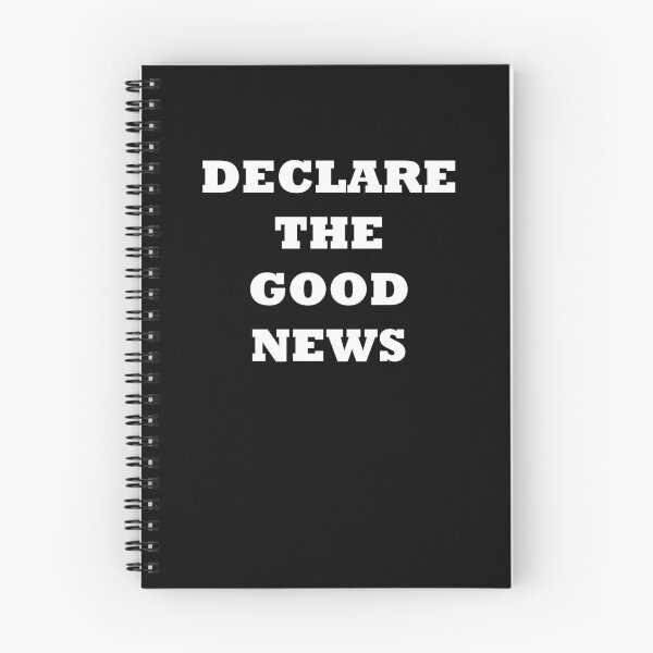 Item preview, Declare the good news - bold white text designed and sold by EvaAngel.