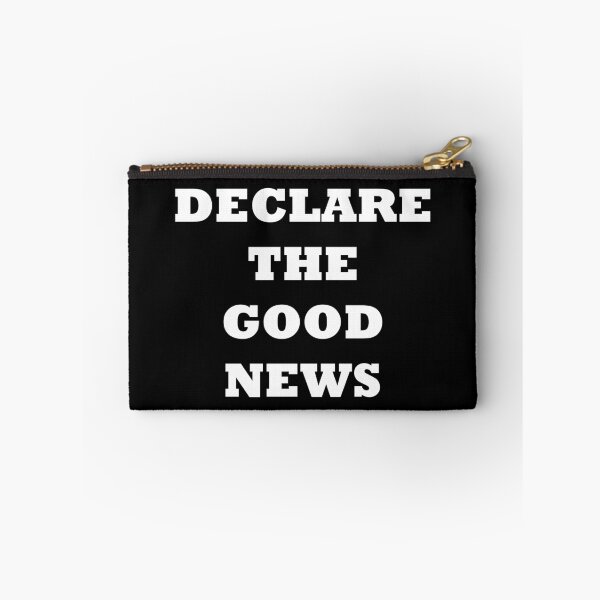 Item preview, Declare the good news - bold white text designed and sold by EvaAngel.