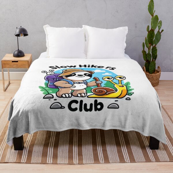Item preview, Slow Hikers Club Sloth and snail hiking designed and sold by BrinaandPops.