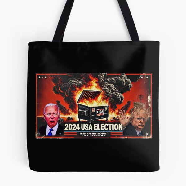 Item preview, 2024 Election Dumpster Fire designed and sold by ResistThreads.