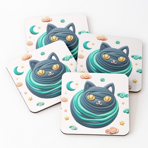 Item preview, Galactic Whiskers: A Cosmic Cat’s Dream designed and sold by zoughlal.