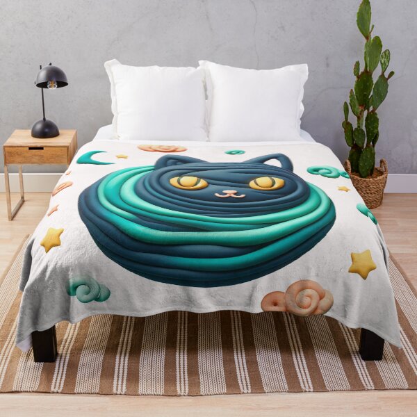 Item preview, Galactic Whiskers: A Cosmic Cat’s Dream designed and sold by zoughlal.