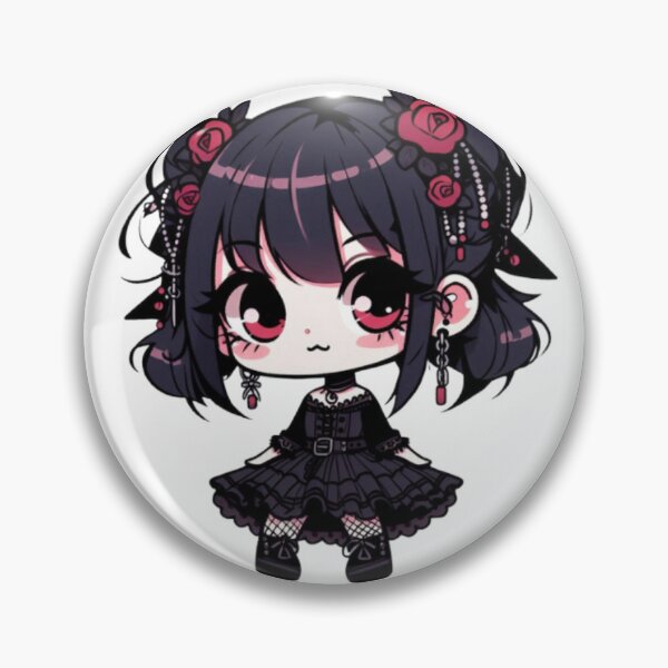 Item preview, Chibi: Goth Black Dress designed and sold by EmberlyDawn.