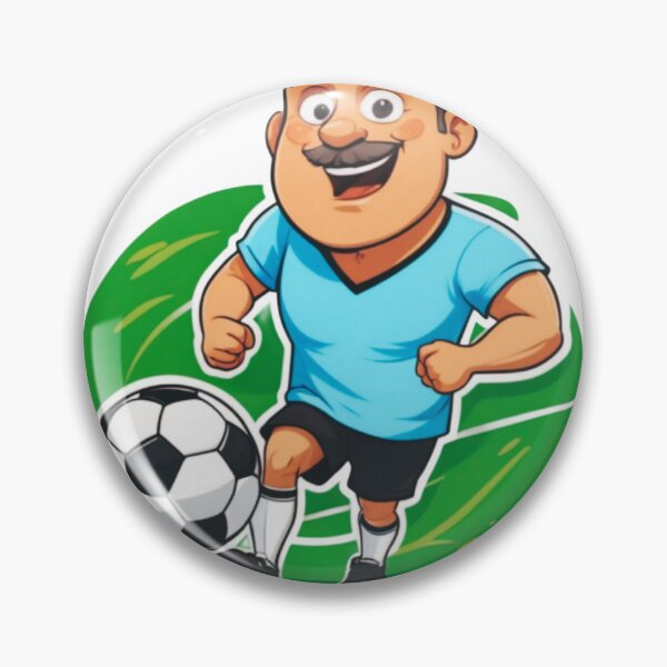 Item preview, Soccer Dad in Action Sticker designed and sold by minimalizy.