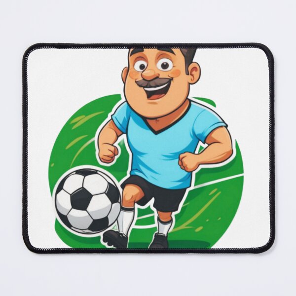 Item preview, Soccer Dad in Action Sticker designed and sold by minimalizy.