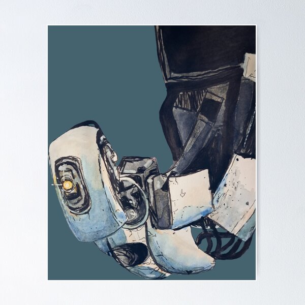 Aperçu de l'œuvre Illustration aquarelle Glados (sans bg alt)  créée et vendue par crystallinesoup.