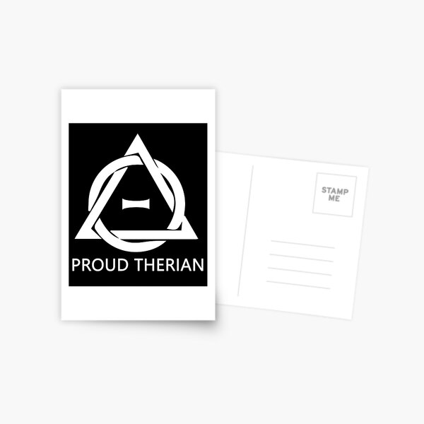 Theta-Delta Therian Symbol Therianthropy WHITE PROUD THERIAN Art Board  Print for Sale by PD Therian