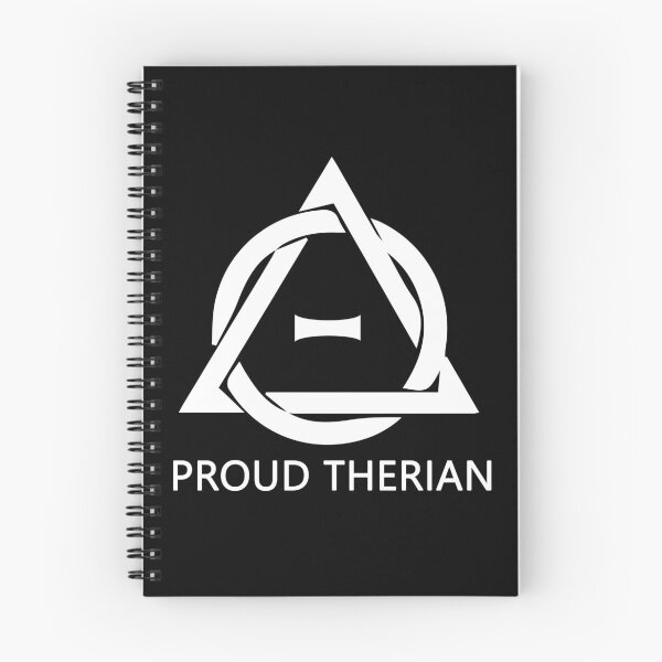 Item preview, Theta-Delta Therian Symbol Therianthropy WHITE "PROUD THERIAN" designed and sold by PD Therian.
