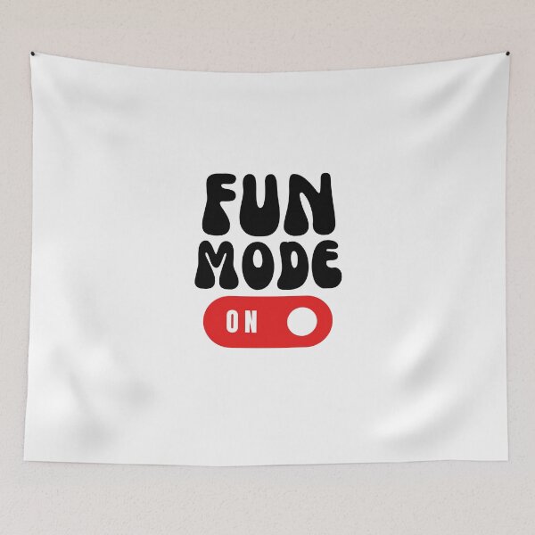 Item preview, FUN MODE ON Typography Design  designed and sold by Alburos  & Co..