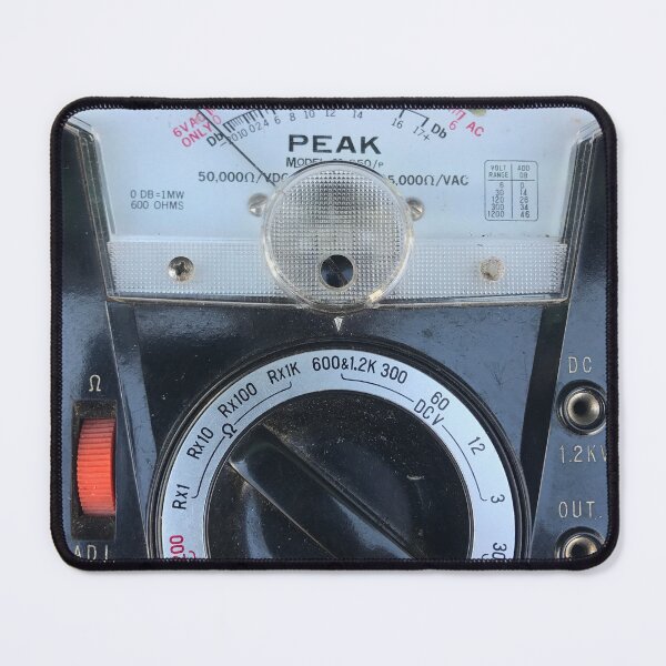 Item preview, Peak Analogue Old School Meter designed and sold by taspaul.