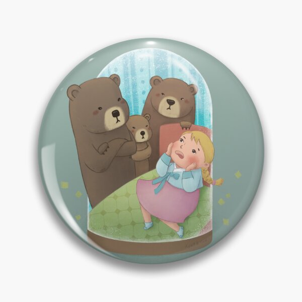 Item preview, Once Upon A Time: Goldilocks Illustration Art designed and sold by Kyut-Yum.