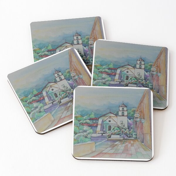 Item preview, Buenaventura Mission front distance designed and sold by Gerardo Segismundo.