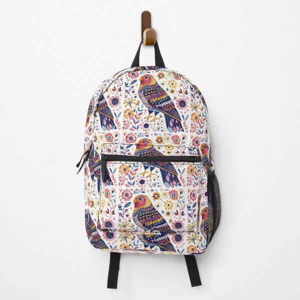 Item preview, Colorful bird illustration surrounded by vibrant floral patterns, perfect for design and art projects. designed and sold by primtawan.