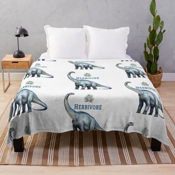 Item preview, Herbivore dinosaur design blue, brachiosaurus designed and sold by Inktown.