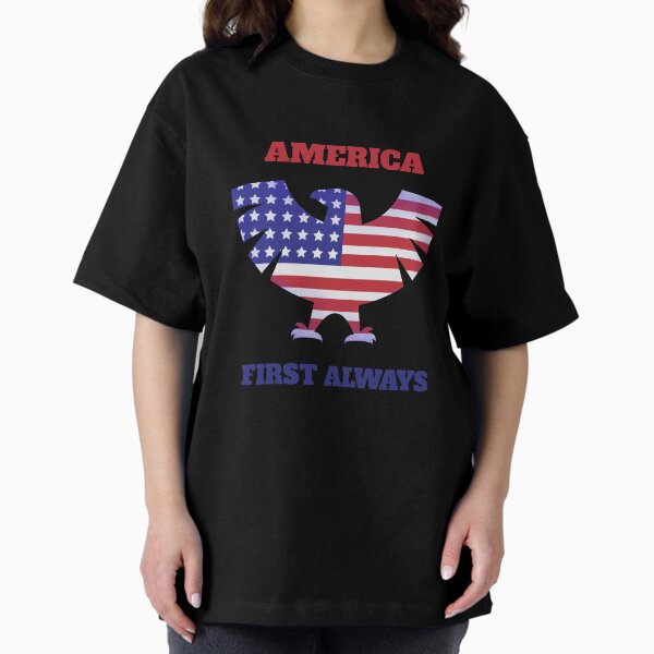Item preview, America First Always T Shirt designed and sold by lctees24.
