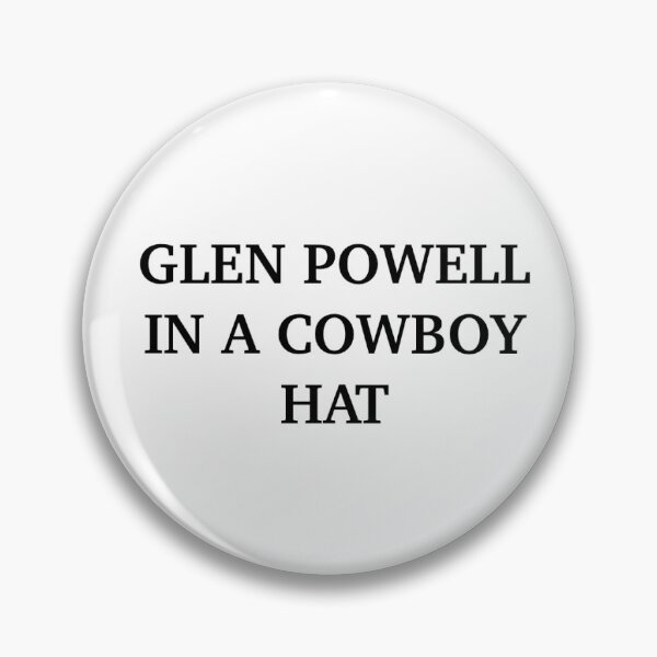 Item preview, Glen Powell in a cowboy hat designed and sold by <  3.